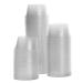 Yililay Gecko Food And Water Containers Reptile Feeder Bowls Gecko Transparent Feeder Bowls Reptile Feeding Plastic Dish Gecko Food Water Containers 100Pcs