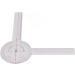 DKaony Physiotherapy Protractor Ruler Convenient Accurate Orthopedic Use Goniometer 0 -360 Easy to Measure for Hospital - Buy Online on GoSupps.com