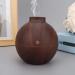 Aromatherapy Diffuser 130ml USB Mini Aroma Essential Oil Diffuser Cool Mist Humidifier Air Humidifier with 7 Ambient LED for Office Desktop Home Bedroom Living Room Study Yoga Spa(Dark Wooden Grain) - Buy Online on GoSupps.com