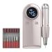 QUR Electric Nail Drill for Acrylic Gel Nails Manicure Pedicure Polishing Shape Tools for Home Salon Use Multifunctional Easy Install C