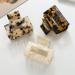 ZSPERKLA 3Pcs Hair Claw Clips Acetate Hair Barrettes French Butterfly Jaw Clips Leopard Print Hair Accessories for Women Girls - Buy Online on GoSupps.com