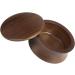 Minkissy 3-Stone Shaving Bowl Set - Wooden Shaving Shell for Men | Razor & Soap Kit - Classic Bamboo Design - Buy Online on GoSupps.com