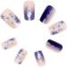 Torribala Ice Blue Gradient Camellia Wearable Nails for Finished Art Finished Nails Fine Workmanship - Buy Online on GoSupps.com