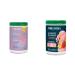 Organika Bone Broth Beef Original 300 G | Organika Electrolytes + Enhanced Collagen (Strawberry Peach) 360 gram Beef Packaged Soup And Stew+Electrolytes +Collagen