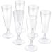 18 Pack of Clear Mini Plastic Champagne Flutes - Disposable Mimosa Wine Glasses for Wedding Parties - 5.5oz Toasted Flutes for Cocktails - Buy Online on GoSupps.com