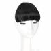 Bangs Clip in Bangs-Fake Bangs Hair Clip Dark Brown Clip on Bangs Real Human Hair Air Curtain Bangs for Women Clips Bangs Hair Extensions Fringe Curved Bangs for Women Curved Bangs for Daily Wear ( T1B/Burgundy