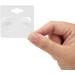 200-Pack White Hanging Earring Cards - 2x2 in Jewelry Holders for Display & Storage - Buy Online on GoSupps.com