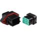 Bellflower Yige Store 1/5 Sets 18 Pin DTV06-18SB | Male Female Black Wiring for Carter CAT330/336C Excavator - Motor Injector Connection - Buy Online on GoSupps.com
