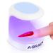 AORAEM Mini Nail Lamp,16W LED Nail Light for Gel Nails Quick Drying Mini Nail Dryer Nail Art Lamp for Home DIY (Blue) Bb-blue