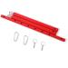 Buy Pilates Expandable Workout Spreader Bar - 2 Rings & Wrist Wraps for Leg & Glute Fitness - International Shipping Available - Buy Online on GoSupps.com