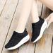 Sistke Women's Outdoor Sneakers - Lightweight Breathable Plateau Sports Shoes - Mesh Running & Street Shoes in Black (Size 36 EU) - Buy Online on GoSupps.com