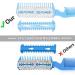 6 Pieces Hair Cutter Comb with Blades Pet Razor Comb Double Sides Removal Comb Dual Side Cutting Scissors for DIY Shorten Shape Thin Hair Gently Grooming Cutting Dogs Hair (Pink White Blue) - Buy Online on GoSupps.com