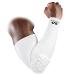 McDavid Compression Arm Sleeve with Padding for men and women White M