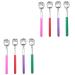 Beaupretty 8 STK back massage gear made of metal care hand massage devices puller stainless steel cookie cutter reindeer back scratch made of metal claw scratched handbook tool spatula Miss mx2pcs such as shown