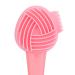 5 Pieces Manual Silicone Face Cleaning Brush Portable Deep Cleaning Skin Massager for Flawless Skin (Pink) | International Shipping - Buy Online on GoSupps.com