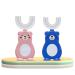Byx toothbrush children children toothbrush toothbrush children 2-6 years children and shaped toothbrush silicone children's toothbrush and form 2-6 years 360 degrees toothbrush for the whole mouth 2 pieces