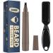 GXFC Bart Fillstift Set | Professional Barber Pencil with Brush for Eyebrow Hair & Mustache Styling | Facial Repair Tool for Grooming - Buy Online on GoSupps.com