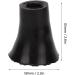 Walking Cane Tip Great Traction Thicken Rubber Walking Crutch Tips Prevent Slip Keep Balance for Foldable Canes (Black) - Buy Online on GoSupps.com