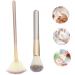 5 sets of make-up powder brush make-up brush cosmetic brush make-up blush make-up powder sponge women corrugated cardboard made of silk-nylon-wool  - Buy Online on GoSupps.com