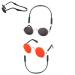 2pcs Random Color Small Cat Kitten Glasses Pet Glasses Dog Sunglasses Pet Supplies Kittens Pet Sunglasses 3 cm/1.1 Inch Cosplay Costume Photos Props Cat glass Random color