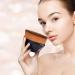 Premium Ivory Make-Up Brush for Primer & Kabuki - Flawless Face Blush Liquid & Powder Mixing with Bonus Protective Cover - Buy Online on GoSupps.com