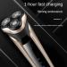 Premium Men's Electric Head Shaver - LED Display Washable USB Fast Charging - Portable Gold Shaver for Home & Travel - Buy Online on GoSupps.com
