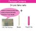 Magrace Almond Press-on Nails Medium Green French Tips - 24 pcs False Nails with Designs for Women | A-30 - Buy Online on GoSupps.com