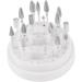POPETPOP 1pc 48 Nails Drill Bits Nail Display Stand Nail Grinding Head Nail Drill Bits Holder Nail Drill Bits Stand Nail Drill Bit Container Nail Bit Holder White Organizer Manicure Size 1 White - Buy Online on GoSupps.com