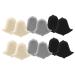 6 Pairs Forefoot Half Size Pad Sneaker Insoles Non Slip Shoe Pads Self-Adhesive Heel Cushions Reusable Cushions Womens Heels Comfort Heels Daily Heel Pads Comfort Heal Grips Soft