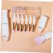 Balacoo 4 Sets Mini Makeup Brush Set Foundation Eyeshadow Blush & Sponges Perfect for Travel | Premium Artificial Fiber Makeup Brushes - Buy Online on GoSupps.com