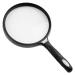 130mm Large Lens Handheld Magnifier 2.5X Reading Newspaper Map Magnifying Glass Ergonomic Handle Loupe Small Gift