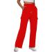 Womens Comfy Gym Sports Jogger Sweatpants Baggy High Waist Trousers Causal Training Yoga Pants Jogging Bottoms Activewear XXL 2077-djufh-red-c - Buy Online on GoSupps.com