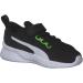 PUMA Kids Flyer Runner V INF Sneaker - Green Flash/White/Black - Size 4.5 UK Child - Buy Online on GoSupps.com
