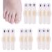 15Pcs Blister Plasters Hydrocolloid Invisible Blister Cushion Gel Blister Prevention for Heel Foot Toe and Guard Skin (Rectangle Styles)