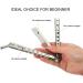 Butterfly Scissors Comb Stainless Steel 3D Color Titanium Comb Practice Butterfly Scissors Foldable Practice Comb - Buy Online on GoSupps.com