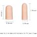 Nude Silicone Gel Finger Cots - 20 Pack | Finger Protectors for Trigger Finger & Hand Conditions - Buy Online on GoSupps.com