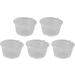 5 Pi ces 50 Ml de Capsule de Caf R utilisable Tasse de Filtre Caf Dosette de Caf avec Cuill re pour Machine Caf (transparent) - Buy Online on GoSupps.com