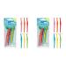 Tepe angle interdental brushes mixed (ISO size 0-5: 0.4-0.8 mm) / controlled cleaning of interdental spaces 1 x 6 angle interdental brushes (pack with 2) 6 pieces (2 pack)