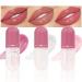 evpct 3Pcs Mini Clear Color Changing PH Tinted Lip Gloss Set for Women Girls 10-12 Pink Mood Lip Oil Gloss Balm Tint Stain Glaze Pack Hydrating Moisturizer Lipstick Magic labiales magicos 0.14fl.oz*3 0.42 Fl Oz (Pack of ...