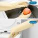 Rubber Dishwashing Gloves Medium 2 Pairs Reusable Waterproof Non-Slip Kitchen Household Cleaning Gloves/86 Medium Beige - Buy Online on GoSupps.com