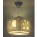 Dalber Fluorescent Hanging Lamp Moon and Star - Grey 63232E | Stylish Kids Lighting for Global Shipping - Buy Online on GoSupps.com
