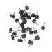LIFKOME 30 Pairs High Heels Shoes Repair Caps Bottom of Shoe Protector Protective Cover Shoe Accessories High Heel Tips High Heel Repair Tips Pin Sole Protectors Tpu Stiletto Shoe Spikes