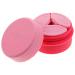 Beavorty 1 Set Cream box leakproof cosmetic jar cosmetic empty jar empty sample container silicone cream jar silicone cosmetic container empty container Storage Box Miss Silica gel face 6.5X6.5X4.5CM Pink