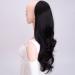 Premium Black 11# Hair Extensions for Women - 61cm Long Corrugated Clip-In - Japanese Kan Kalion Synthetic Fibers - 210g - Buy Online on GoSupps.com