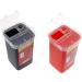 Portable Barber Razor Blade Disposal Container - Mcree Disposal Blade Box (Black) - Buy Online on GoSupps.com