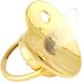 Kisbeibi Baby Pacifier with Clip - Diamond Golden Initials 2-Piece Weaning Pacifier for Boys & Girls (Letter A) - International Shipping Available - Buy Online on GoSupps.com