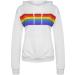 Bigfanshu Women's Sweatshirt Fashion Rainbow Print Hoodie Pullover Tops Female Casual Loose O-Neck Blouse - Buy Online on GoSupps.com