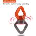 Buy Newdoar Swing Swivel 30kn CE-Certified Rotator Spinner for Aerial Dance Yoga Hammocks & Climbing - Silver Orange - Buy Online on GoSupps.com