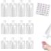 Mrlzlt 9/12th Peacting travel-liquid-up packaging pocket leak-proof refillable empty squeezing bag for toilet lotion-shampoo fluids (12PCs)