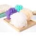 10-Piece Colorful Mesh Loofah Sponges for Body Exfoliation and Cleaning - Buy Online on GoSupps.com